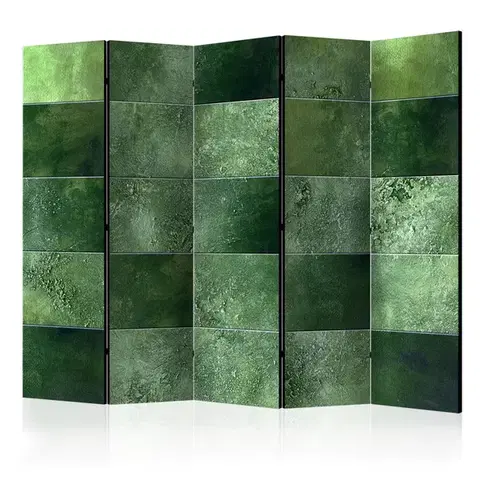 Paravány Paraván Green Puzzle Dekorhome