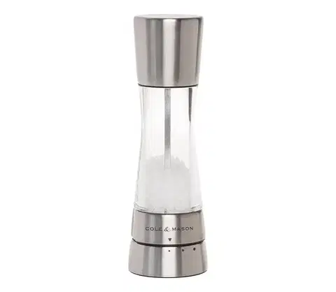 Mlynčeky Cole&Mason - Mlynček na soľ DERWENT 19 cm lesklý chróm H59402G