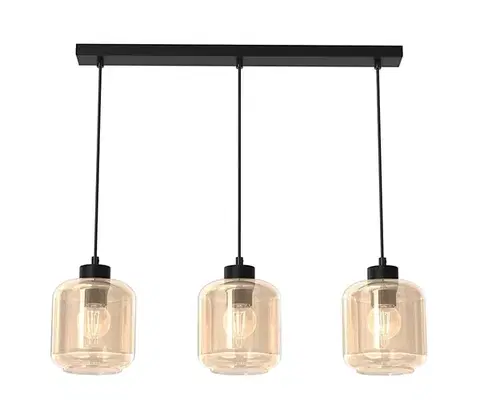 Svietidlá  Luster na lanku SOMBRA 3xE27/60W/230V béžová MLP8371