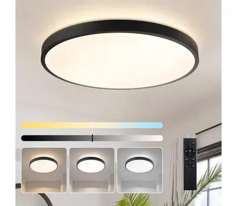 Svietidlá BRILAGI - LED stmievateľné svietidlo GLASS POOL DOUBLE LED/80W/230V 60 cm čierna + DO BRI749