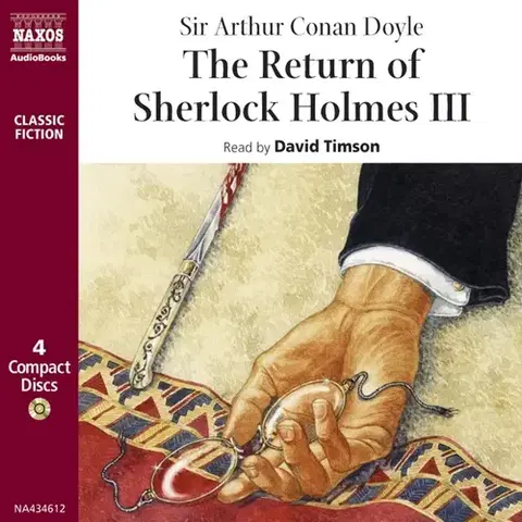 Svetová beletria Naxos Audiobooks The Return of Sherlock Holmes – Volume III (EN)