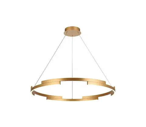 Svietidlá Redo 01-3175 - LED Stmievateľný luster na lanku CASTLE LED/45W/230V zlatá 01-3175