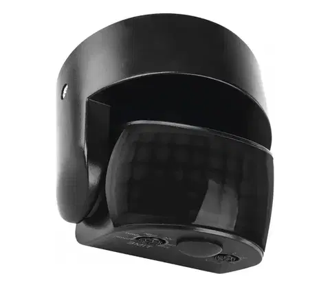 Svietidlá  Vonkajší PIR snímač pohybu a súmraku 1200 W/230 V IP65 čierny GS14251
