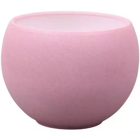 Záhrada Obal LUNA STRUKTUR d14cm ružová mat