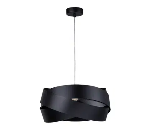 Svietidlá Zuma Line 1114 - Luster na lanku TORNADO 1xE27/40W/230V čierna 1114