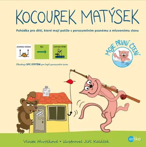 Rozprávky Kocourek Matýsek – s piktogramy - Vlasta Hurtíková