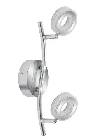 Nástenné svetlá LED nástenná lampa 2x5W VINOLA CHRÓMOVÝ PÁSOK 3000K