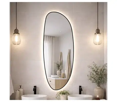 Kúpeľňové zrkadlá Baltica Design-LED Zrkadlo s podsvietením STONE FLUID 15W/230V 4500K 155x50 cm IP65 č. 5904107932743