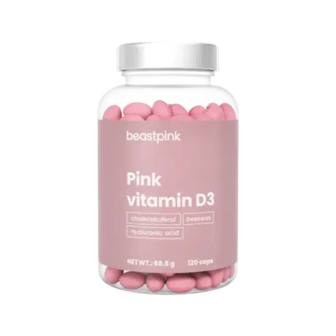 Vitamín D BeastPink Pink Vitamín D3 2000 IU