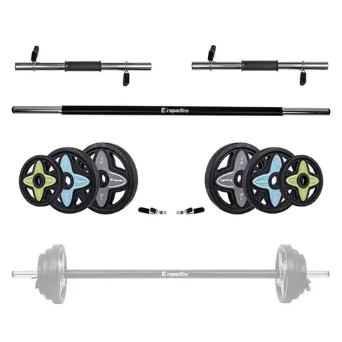 Činky Činkový set inSPORTline Pumpstar Plus 2-20kg