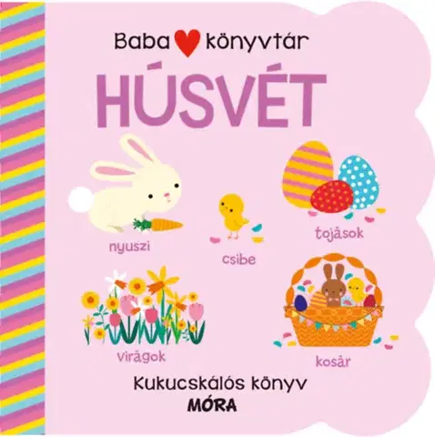 Leporelá, krabičky, puzzle knihy Babakönyvtár - Húsvét