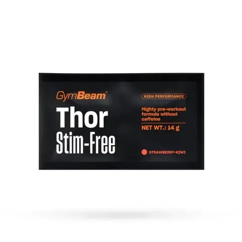 NO doplnky GymBeam Thor Stim-free jahoda kiwi