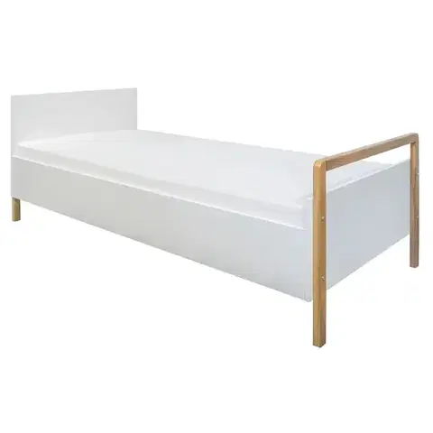 Postele pre dievčatá Detská posteľ Victor+M biela 80x180