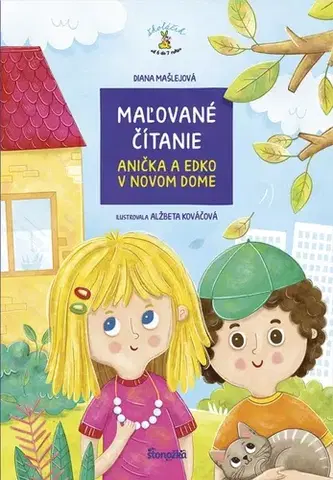 Rozprávky Maľované čítanie: Anička a Edko v novom dome - Diana Mašlejová