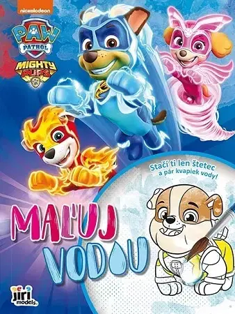 Pre deti a mládež - ostatné Maľuj vodou A4 Labková patrola