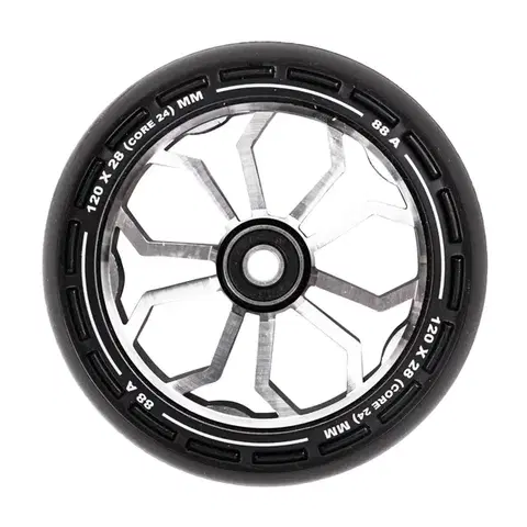 Komponenty na kolobežky Kolieska LMT XL Wheel 120 mm s ABEC 9 ložiskami čierna