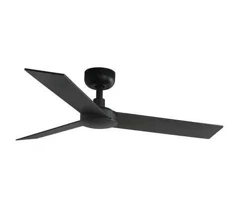 Ventilátory FARO Barcelona FARO 34296WT-Stropný látor RUDDER S čierna pr. 106 cm WT + diaľkové ovládanie 34296T