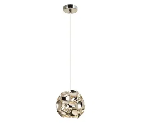 Svietidlá Open Design OR80193 - Závesný luster na lanku CARERA 1xG9/7W/230V pr. 15 cm ružové zlato OR80193