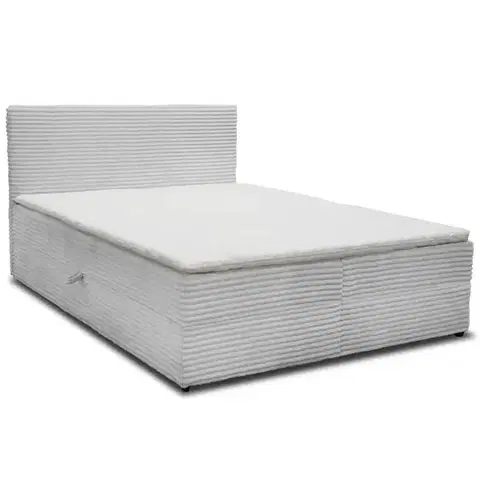 Dvojlôžkové postele Posteľ Calipso V 160x200 Tilia 86 sivý