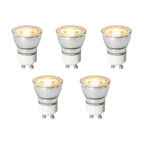 LED osvetlenie Sada 5 GU10 3-stupňových stmievateľných LED žiaroviek 35 mm 4W 220 lm 2700K