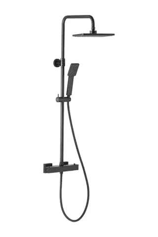 Kúpeľňové batérie KFA KFA - LOGON termostatický sprchový set, čierna 5746-910-81