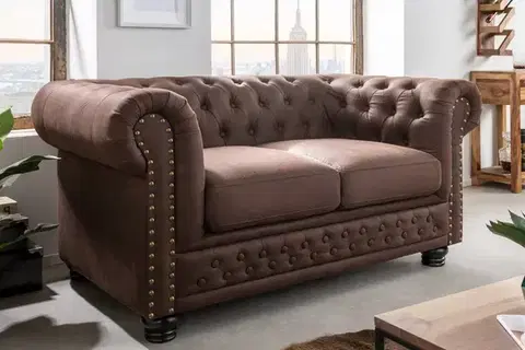Pohovky a gauče Chesterfield pohovka 2-miestna MIDAS Dekorhome