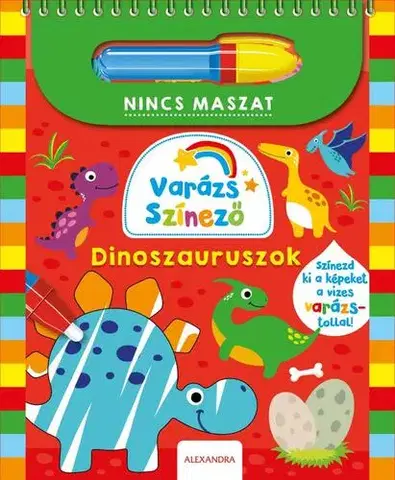 Pre deti a mládež - ostatné Varázs színező Dinoszauruszok