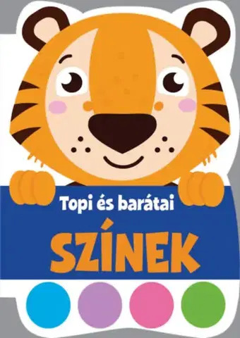 Leporelá, krabičky, puzzle knihy Topi és barátai - Színek