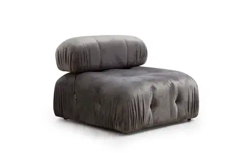 Kreslá Kreslo / Jednomiestna pohovka Bubble O1 - Grey