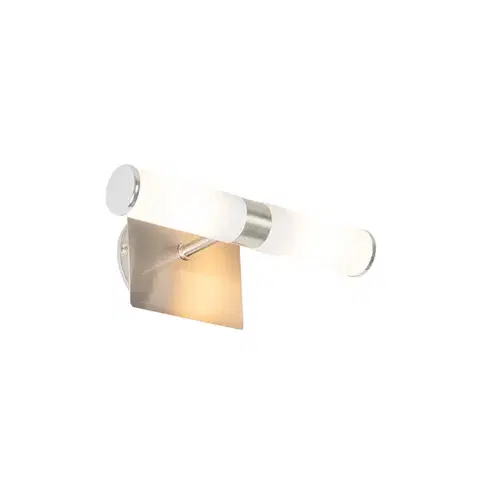 Nástenné osvetlenie Moderná nástenná lampa do kúpeľne oceľ IP44 2-svetlo - Bath