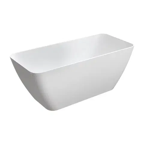 Vane OMNIRES - PARMA M+ voľne stojaca vaňa, 159 x 71 cm biela lesk /BP/ PARMAWWBP