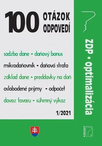 Dane, účtovníctvo 100 otázok a odpovedí - ZDP po novom, Optimalizácia - Kolektív autorov