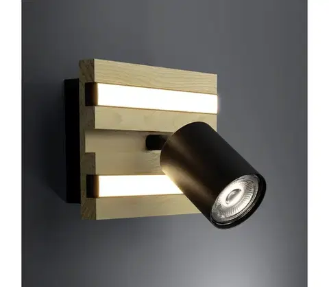 Svietidlá Eglo 390521-LED Nástenné bodové svietidlo GESTEIRA LED/2,2W/230V+2x1,2W+2x2W béžová/čierna 390521