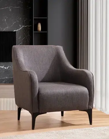 Kreslá Kreslo ušiak Belissimo - Dark Grey