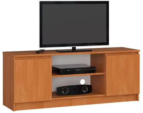 TV stolíky Dizajnový TV stolík ROMANA140, jelša