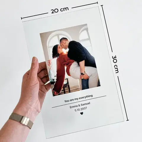 Tabuľky s venovaním (darčeky) Plaketa zo skla s personalizovaným textom, odošleme do 24 hodín