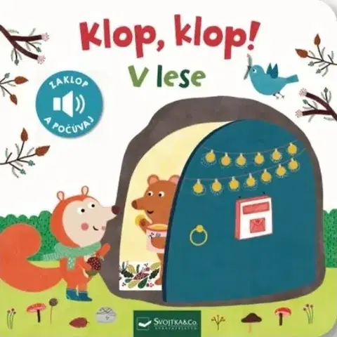 Leporelá, krabičky, puzzle knihy Klop, klop! V lese