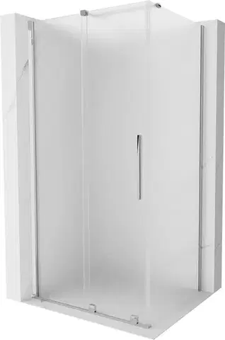 Sprchovacie kúty MEXEN/S - Velár sprchovací kút, posuvné dvere 90 x 75, dekor, chróm 871-090-075-31-01