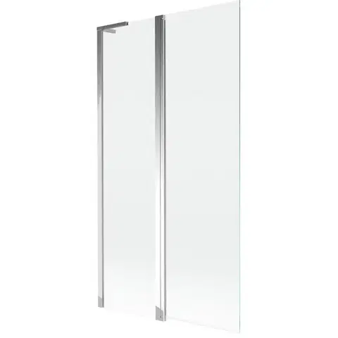 Sprchové dvere MEXEN/S - Mist L vaňová zástena 2-krídlová 100 x 150, transparent, chróm 8A9L-100-011-01-00
