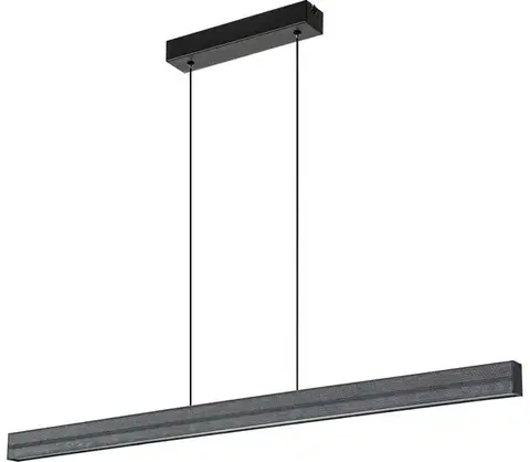 Svietidlá Rabalux 72058 - LED luster na lanku FAYRO LED/19W/230V 4000K čierna 72058