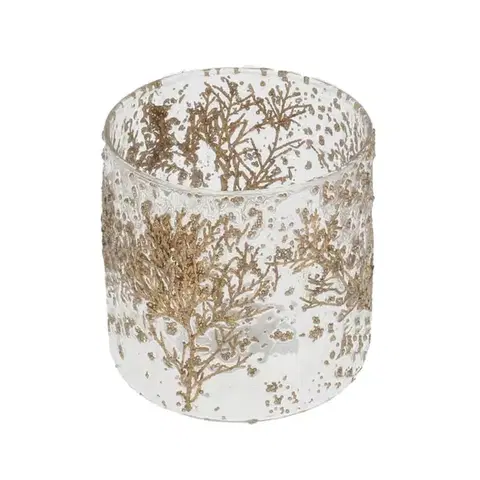 Svietniky Svietnik Twig I ⌀10cm gold