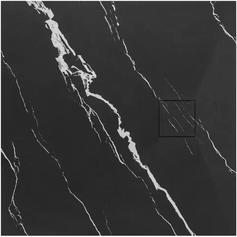 Vane REA - Sprchová vanička Magnum CARRARA BLACK 90x90 REA-K7008