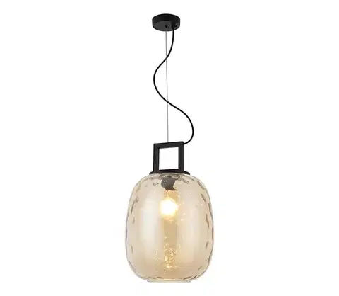 Svietidlá Viokef Lighting Závesný luster LUCY na lanku 1xE27/40W/230V dymovo-béžový 4302802