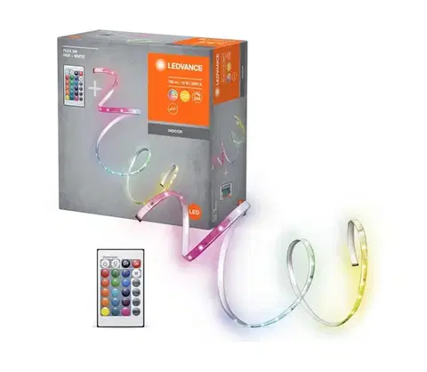 LED osvětlení Ledvance - LED RGBW Stmievateľný pásik FLEX 3m LED/10W/230V + DO 4099854095429