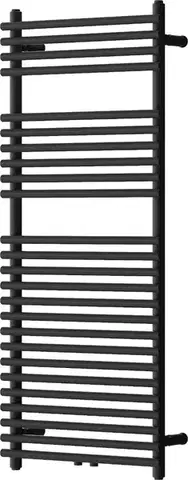Radiátory do kúpeľne MEXEN - Sol vykurovací rebrík/radiátor 1200 x 500 mm, 569 W, čierna W125-1200-500-00-70