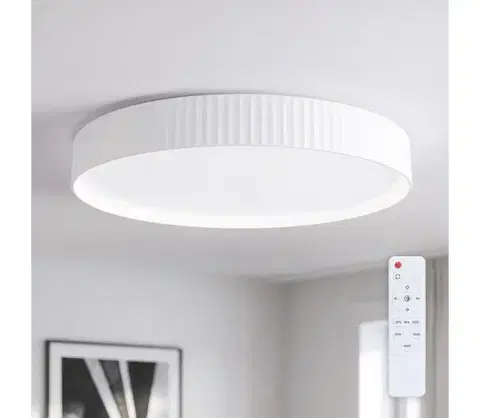 Svietidlá BRILAGI - LED stmievateľné stropné svietidlo LUCIA LED/60W/230V priemer 59 cm biela, s diaľkovým ovládaním WO800-OEM40-60