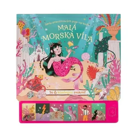 Zvukové knihy Malá morská víla - Zvuková 3D kniha - Leanne Felton,Sara Brienza