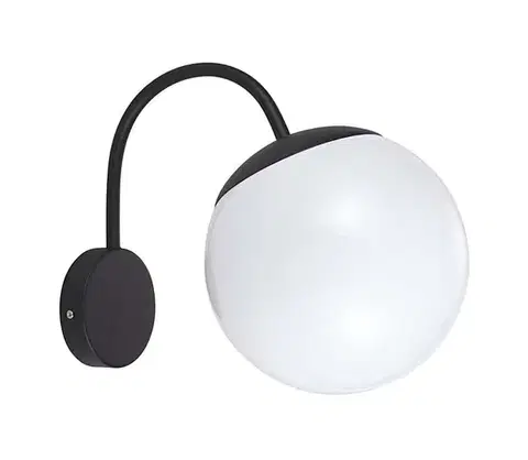 Svietidlá  Vonkajšia nástenná lampa 1xE27/60W/230V IP44 čierna 11823