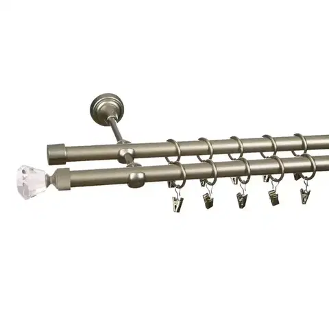 Garniže a kolajničky Garniža Figaro fi19 160cm II satyna nikiel