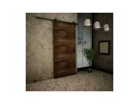 Posuvné dvere KIER Posuvné dvere RETRO | 70 cm Farba: jaseň tmavý